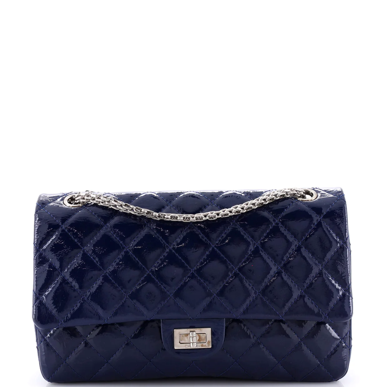 Reissue 2.55 Flap Bag Quilted Crinkled Patent 226 - Deep Luxury