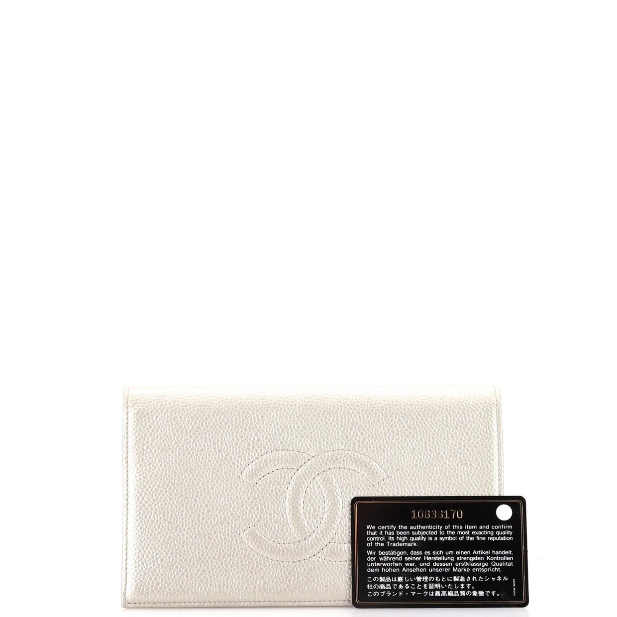 Timeless L-Yen Wallet Caviar Long - Deep Luxury