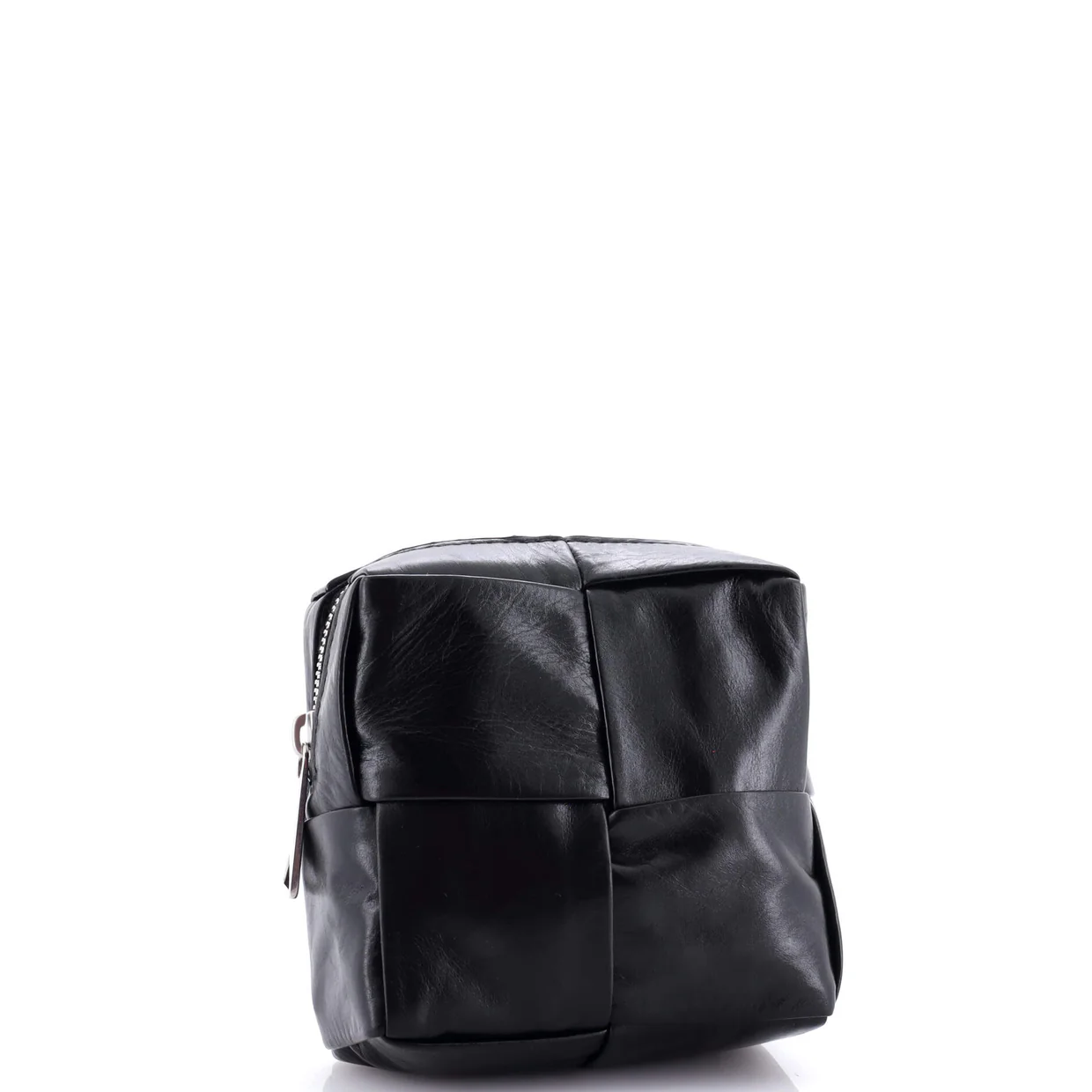 Cassette Stretch Pouch Belt Bag Maxi Intrecciato Leather - Deep Luxury