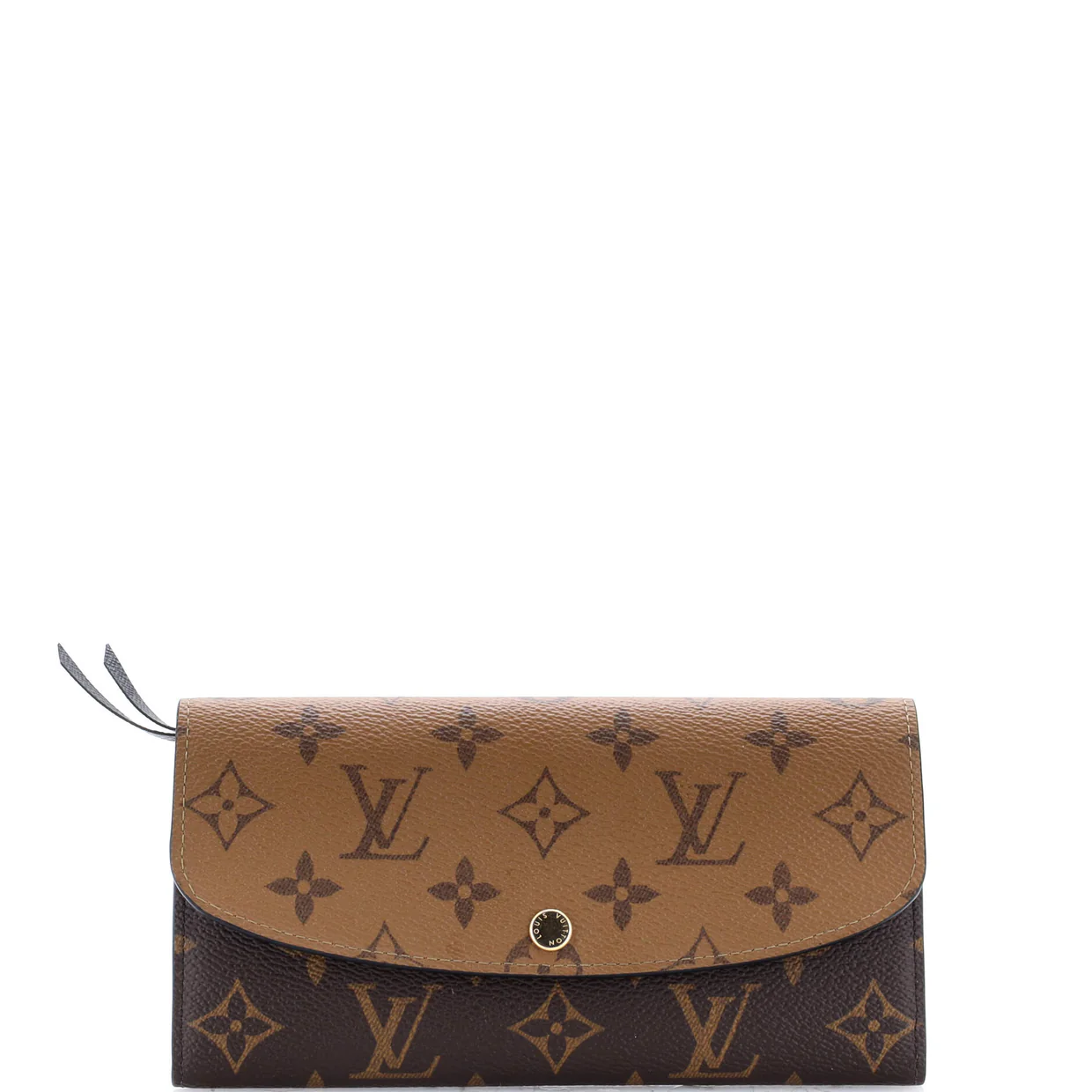 Emilie Wallet Reverse Monogram Canvas - Deep Luxury