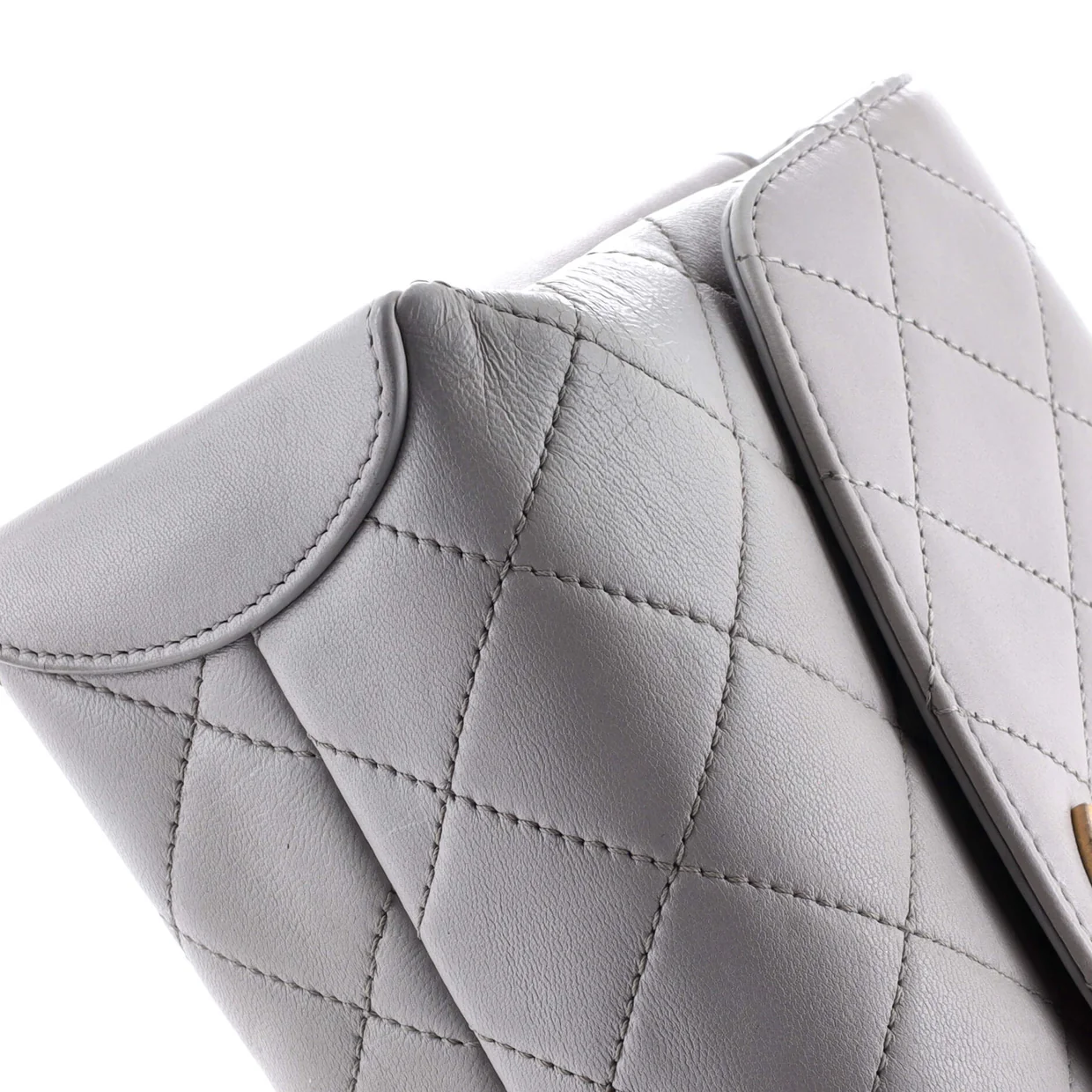 Trendy Spirit Top Handle Bag Quilted Lambskin Medium - Deep Luxury