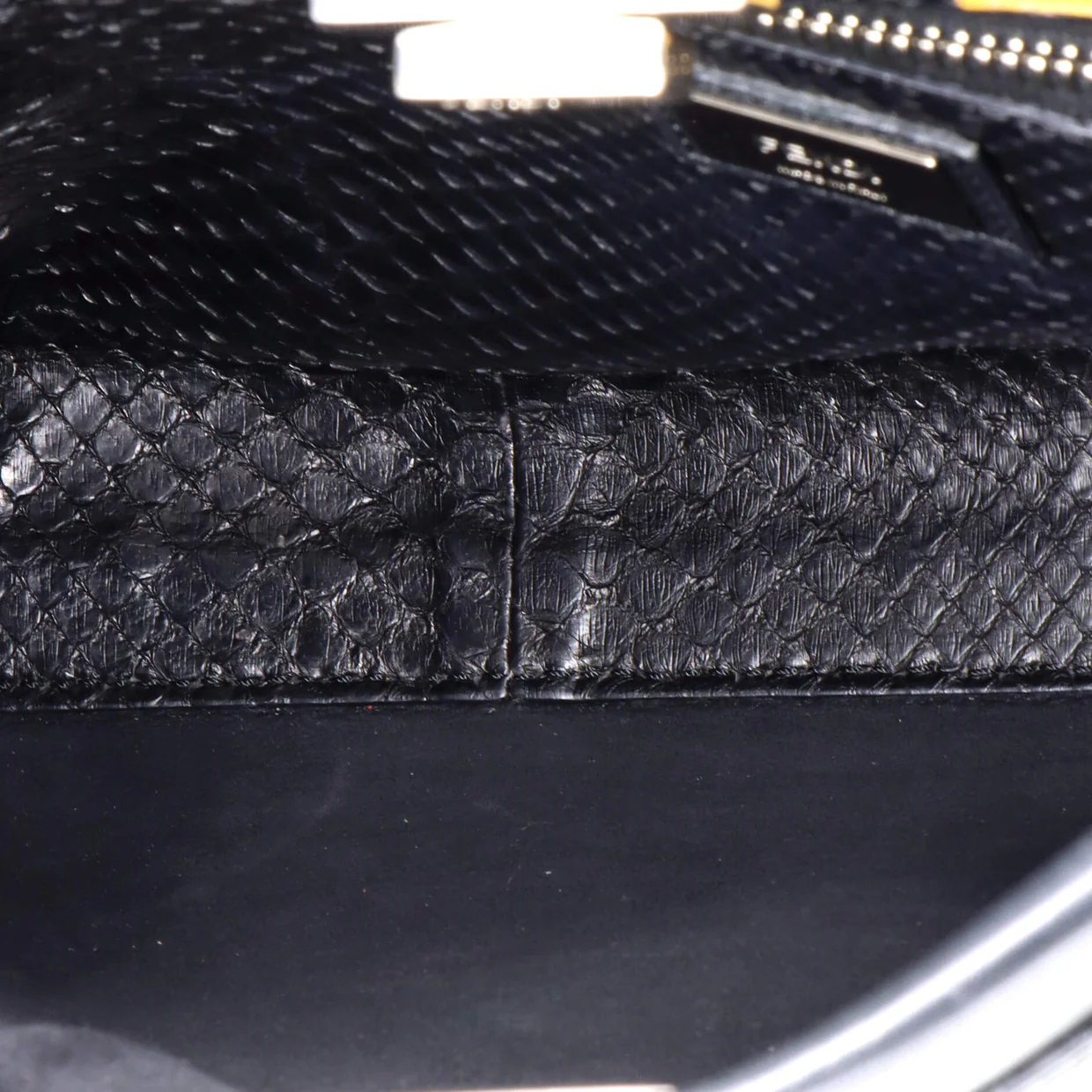 Monster Peekaboo Bag Calfskin and Python Regular - Deep Luxury