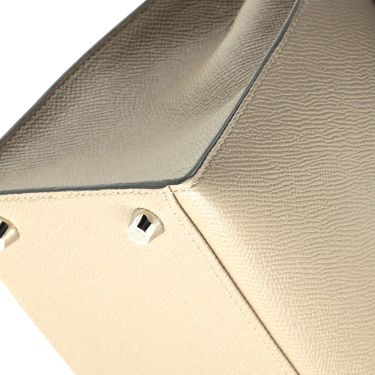 Kelly Handbag Grey Epsom with Palladium Hardware 28 - Deep Luxury