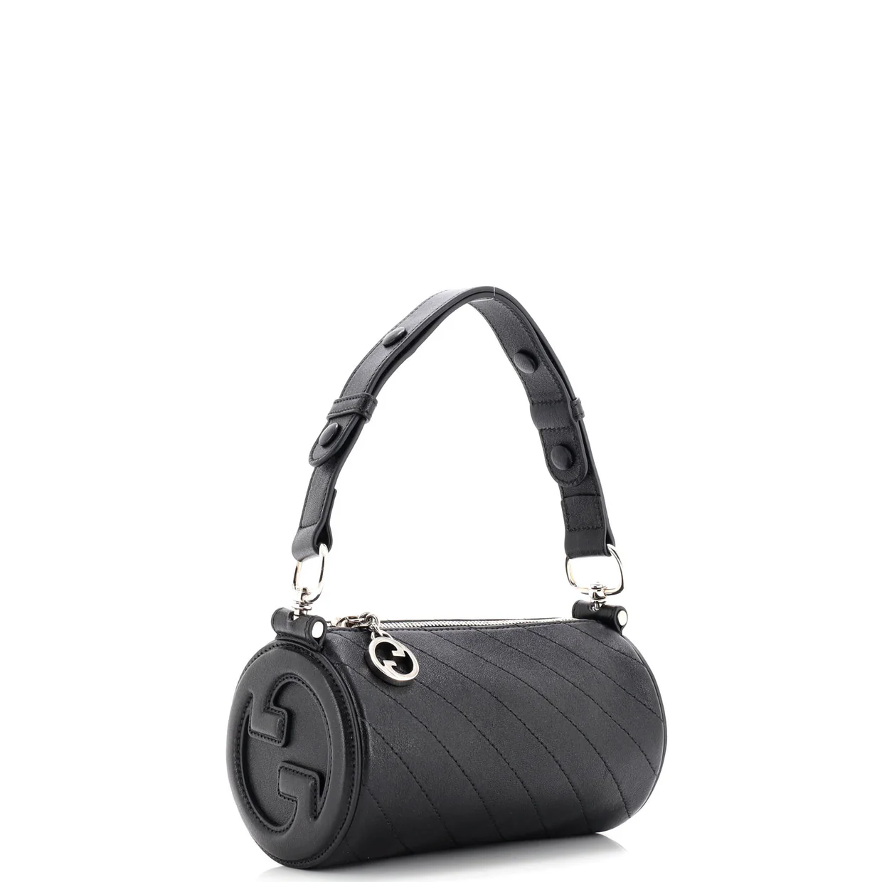 Blondie Shoulder Bag Diagonal Quilted Leather Mini - Deep Luxury