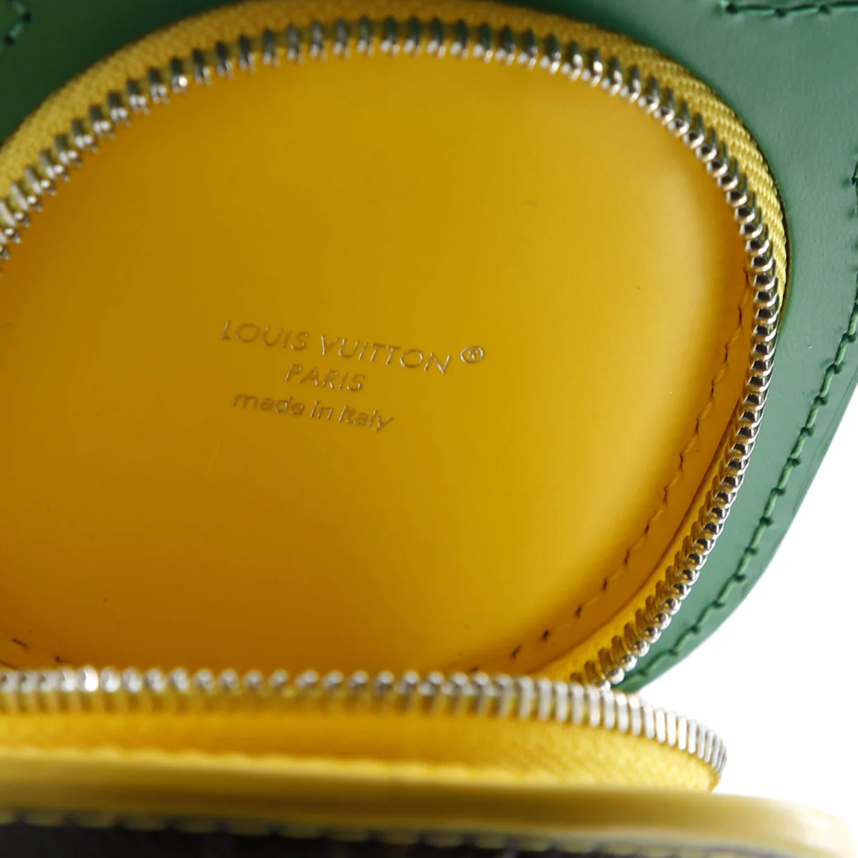 Turtle Pouch Bag Charm Monogram Canvas with Leather - Deep Luxury