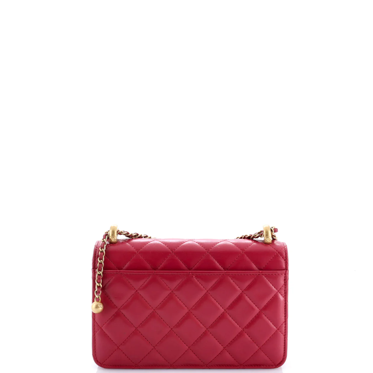 Perfect Fit Wallet on Chain Quilted Calfskin - Deep Luxury