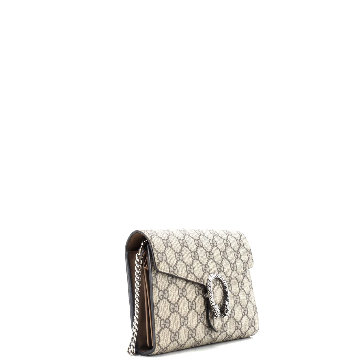 Dionysus Chain Wallet GG Coated Canvas Small - Deep Luxury