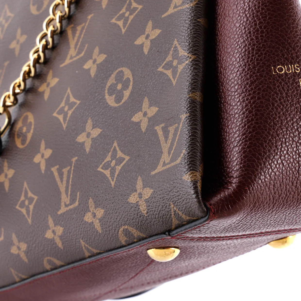 Surene Handbag Monogram Canvas with Leather MM - Deep Luxury