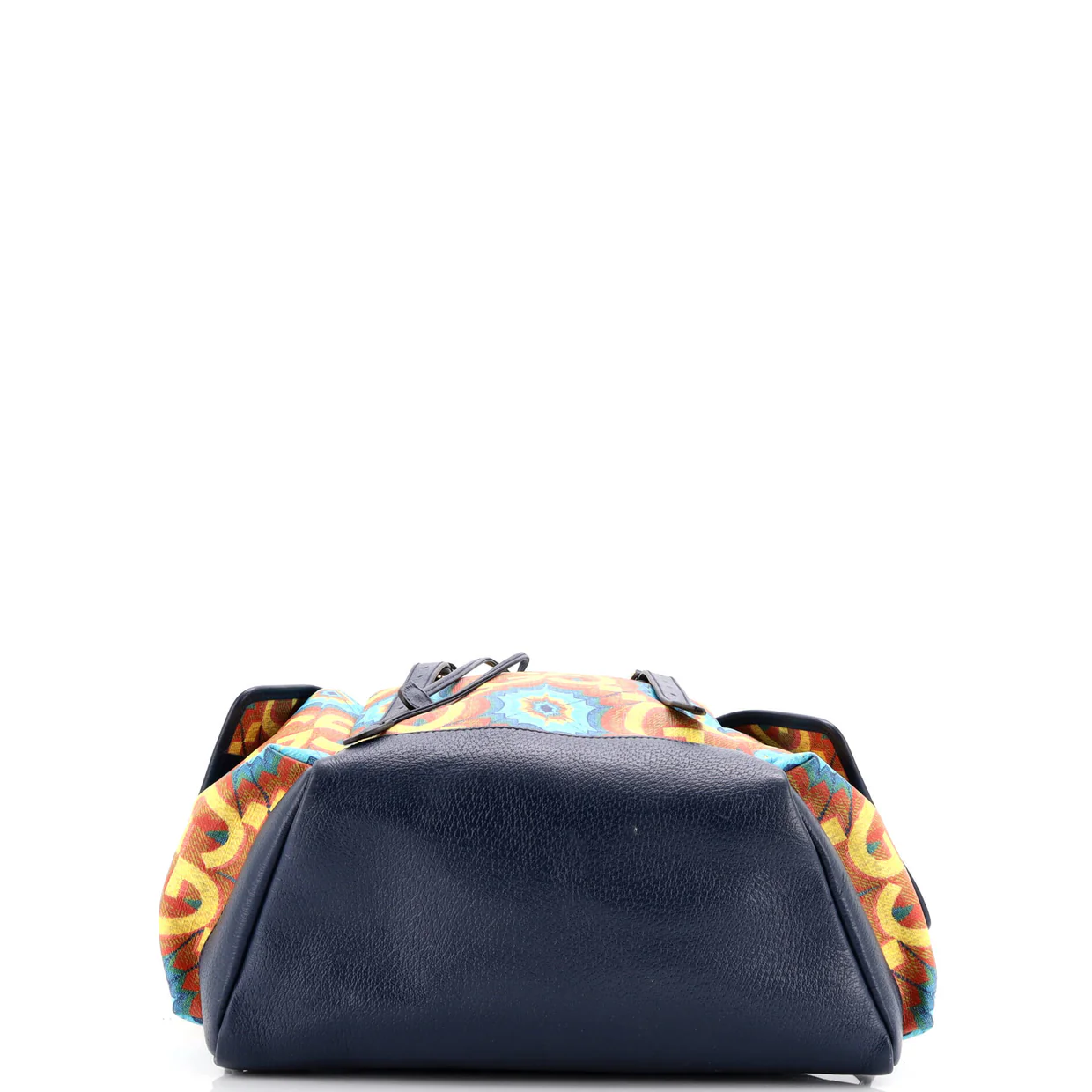 Double Pocket Belt Backpack Kaleidoscope Print GG Coated Canvas Large - Deep Luxury