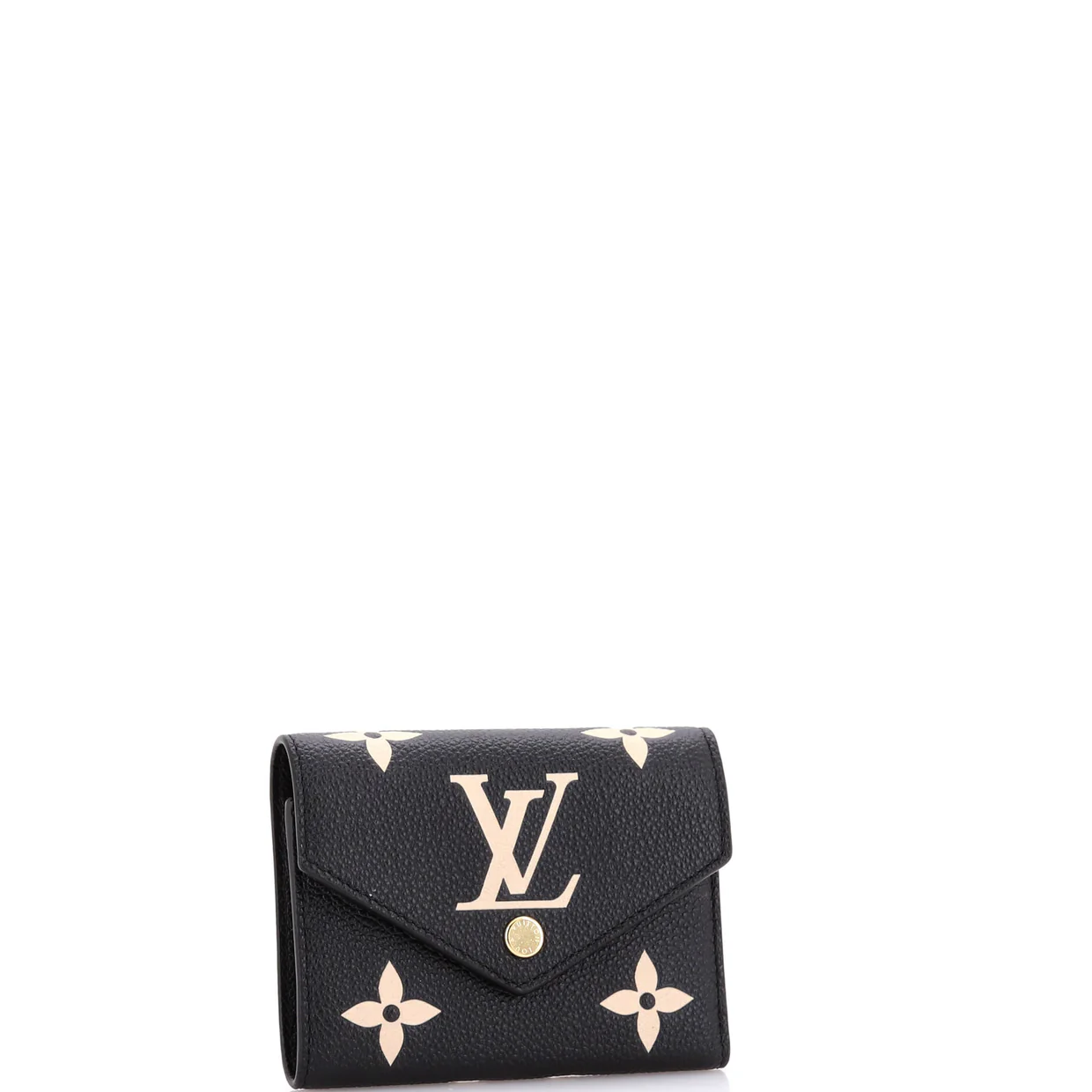 Victorine Wallet Bicolor Monogram Empreinte Giant - Deep Luxury