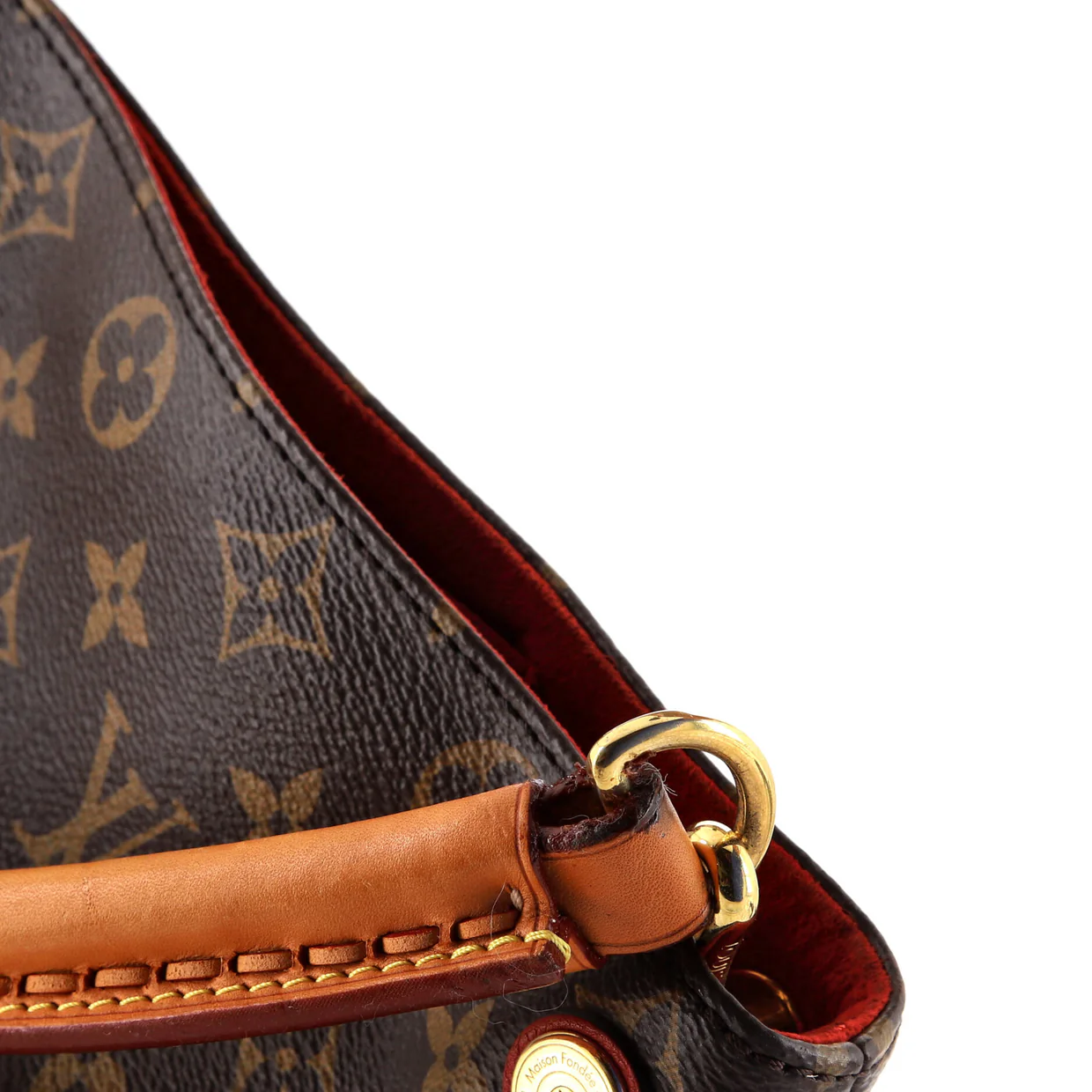 Gaia Handbag Monogram Canvas - Deep Luxury