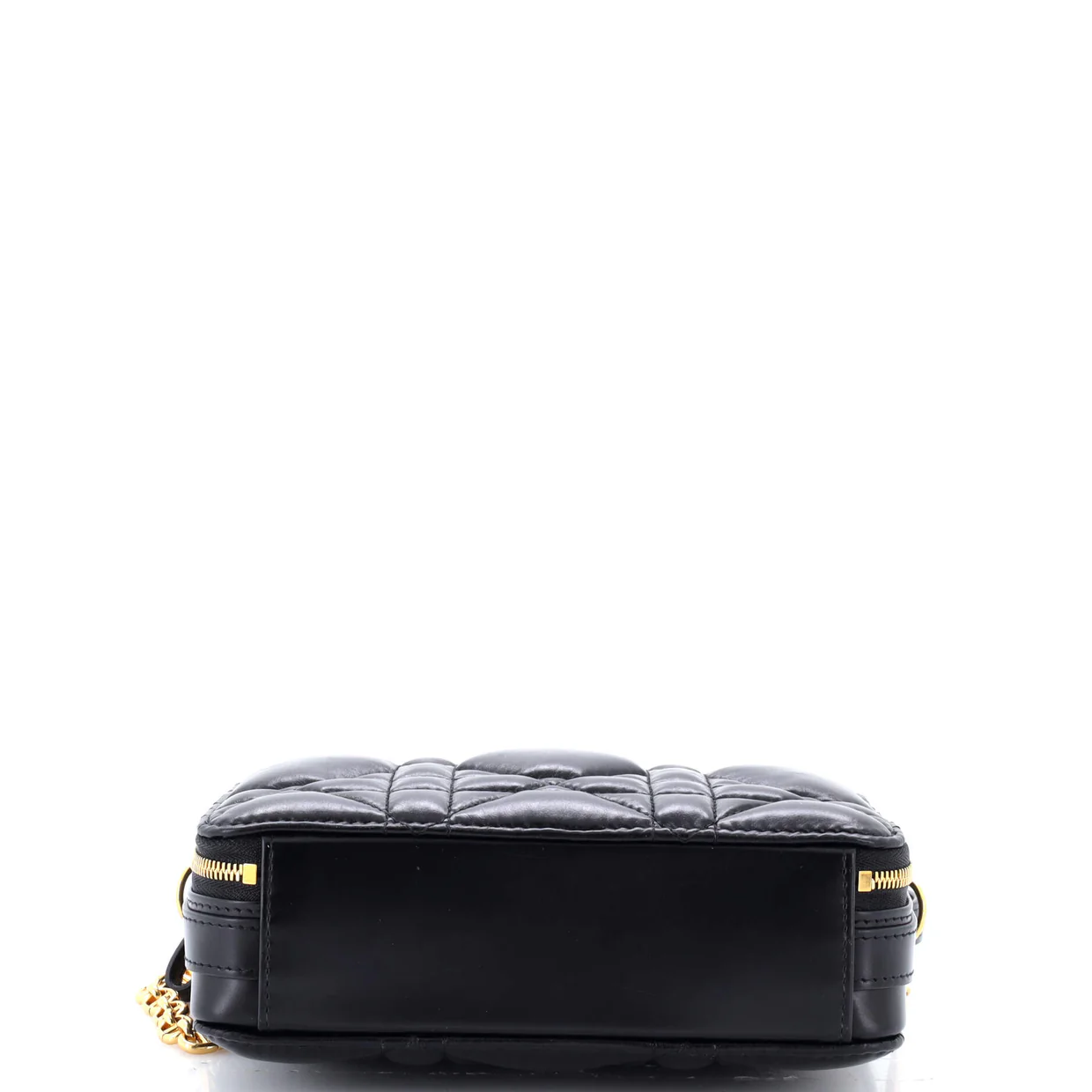 Caro Chain Box Bag Cannage Quilt Calfskin Small - Deep Luxury
