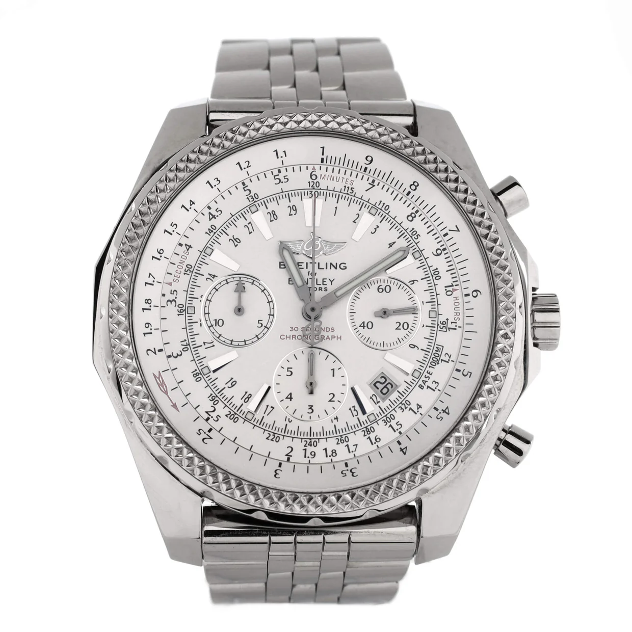 Bentley Motors Chronograph Automatic Watch Stainless Steel 49 - Deep Luxury