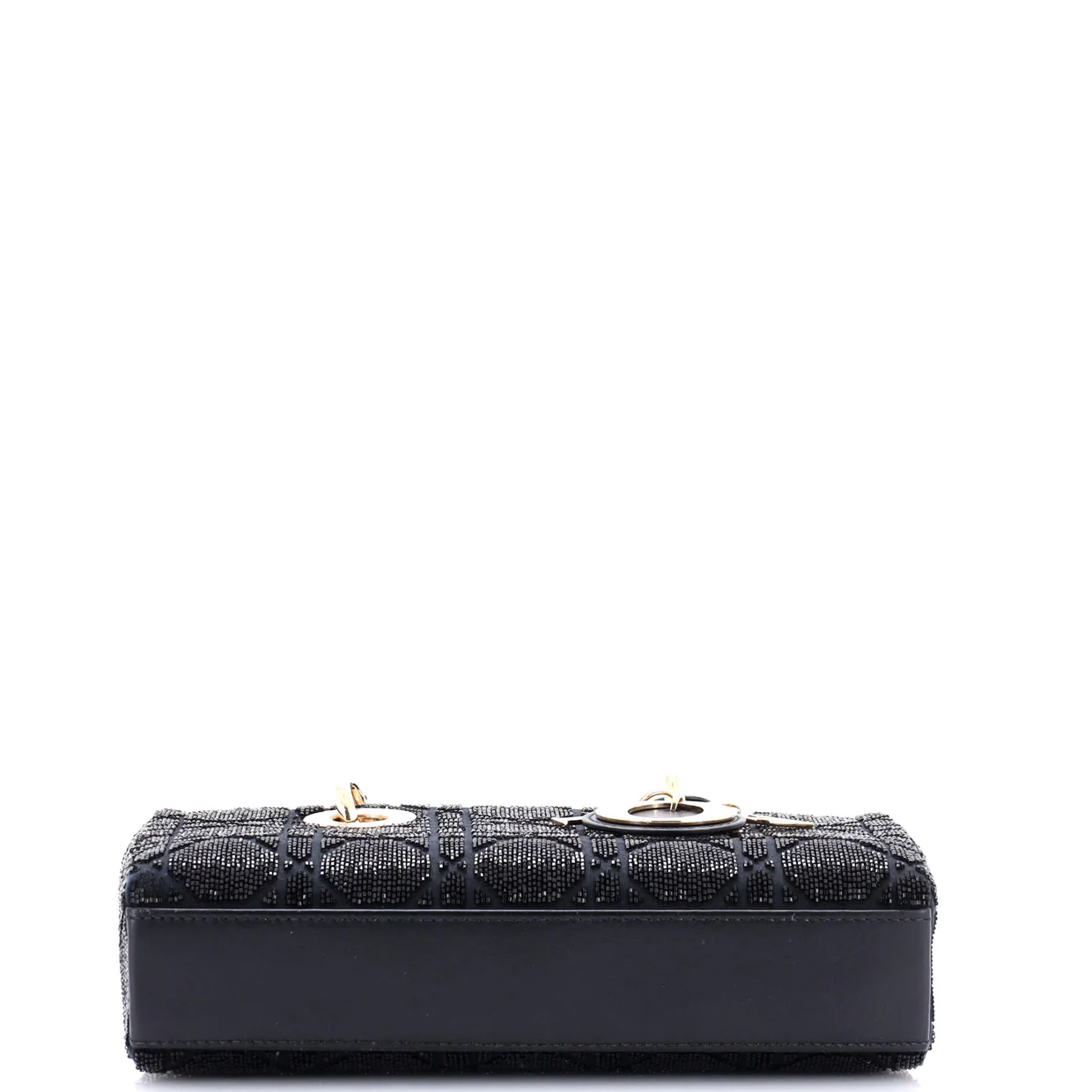 Lady D-Joy Bag Beaded Embroidered Satin Small - Deep Luxury