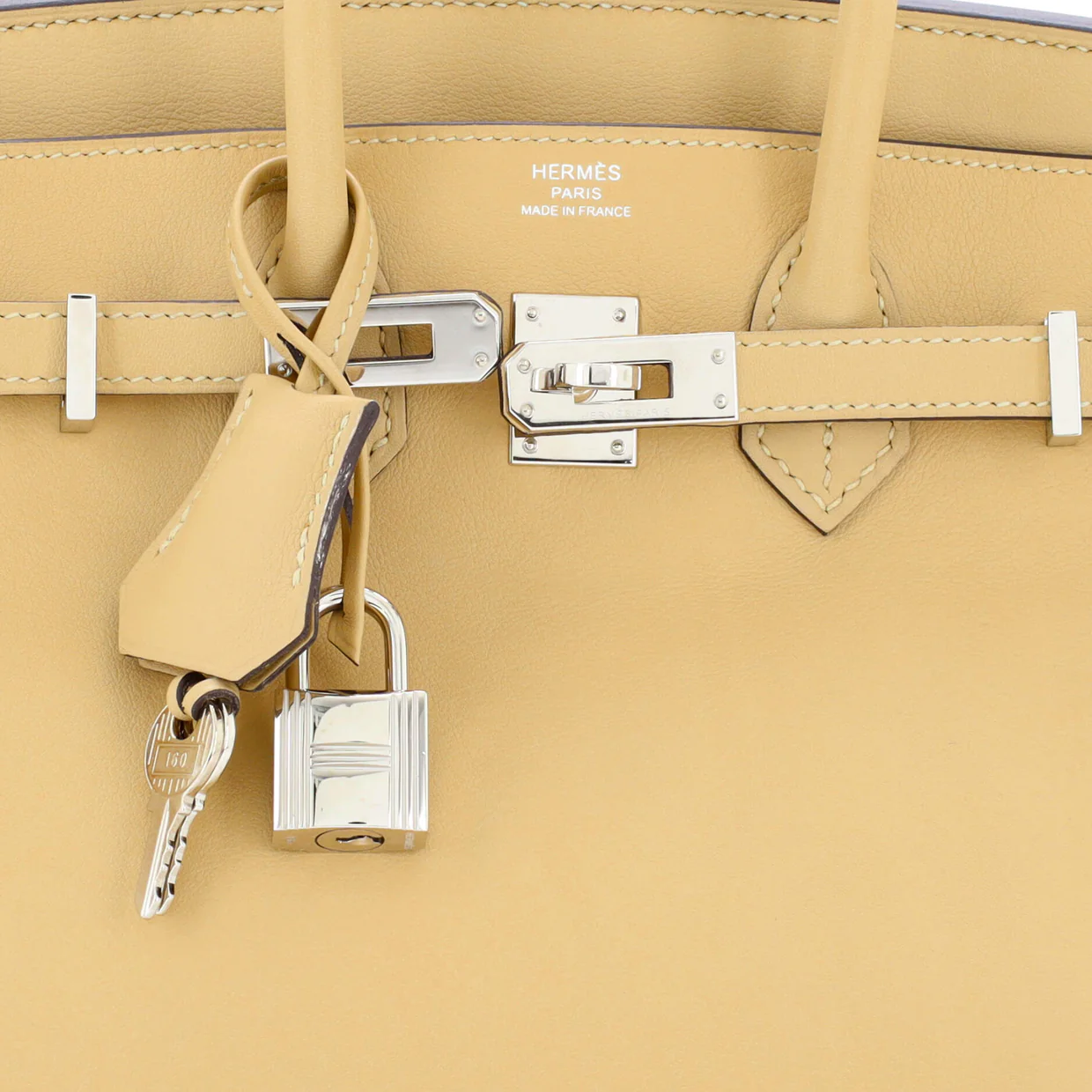 Birkin Handbag Light Swift with Palladium Hardware 25 - Deep Luxury