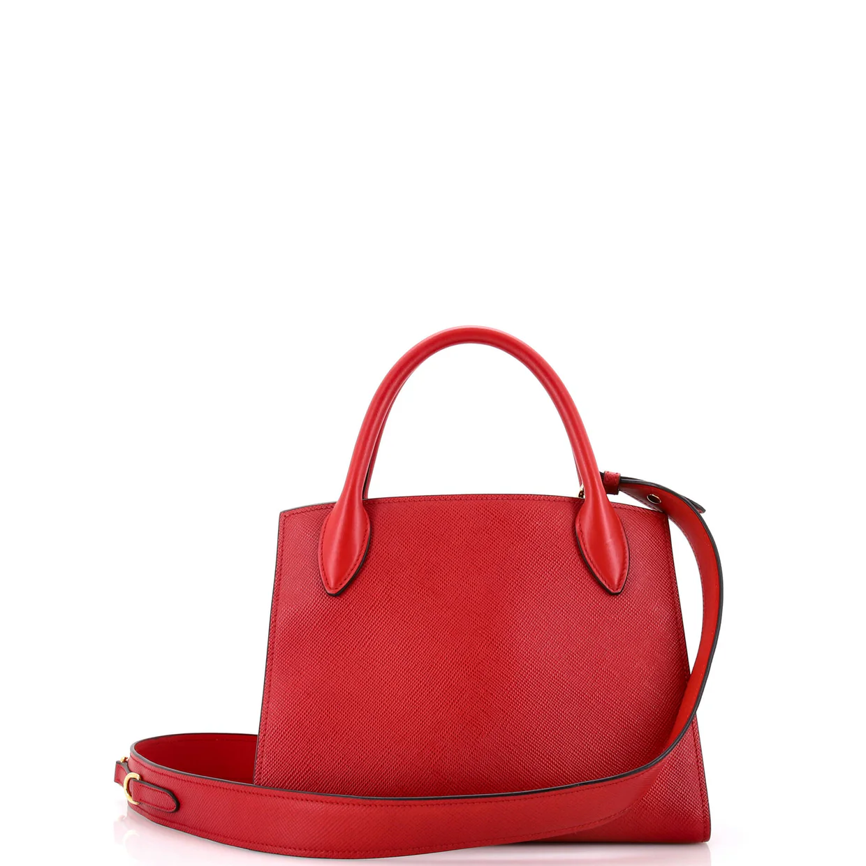 Monochrome Tote Saffiano with City Calf Small - Deep Luxury