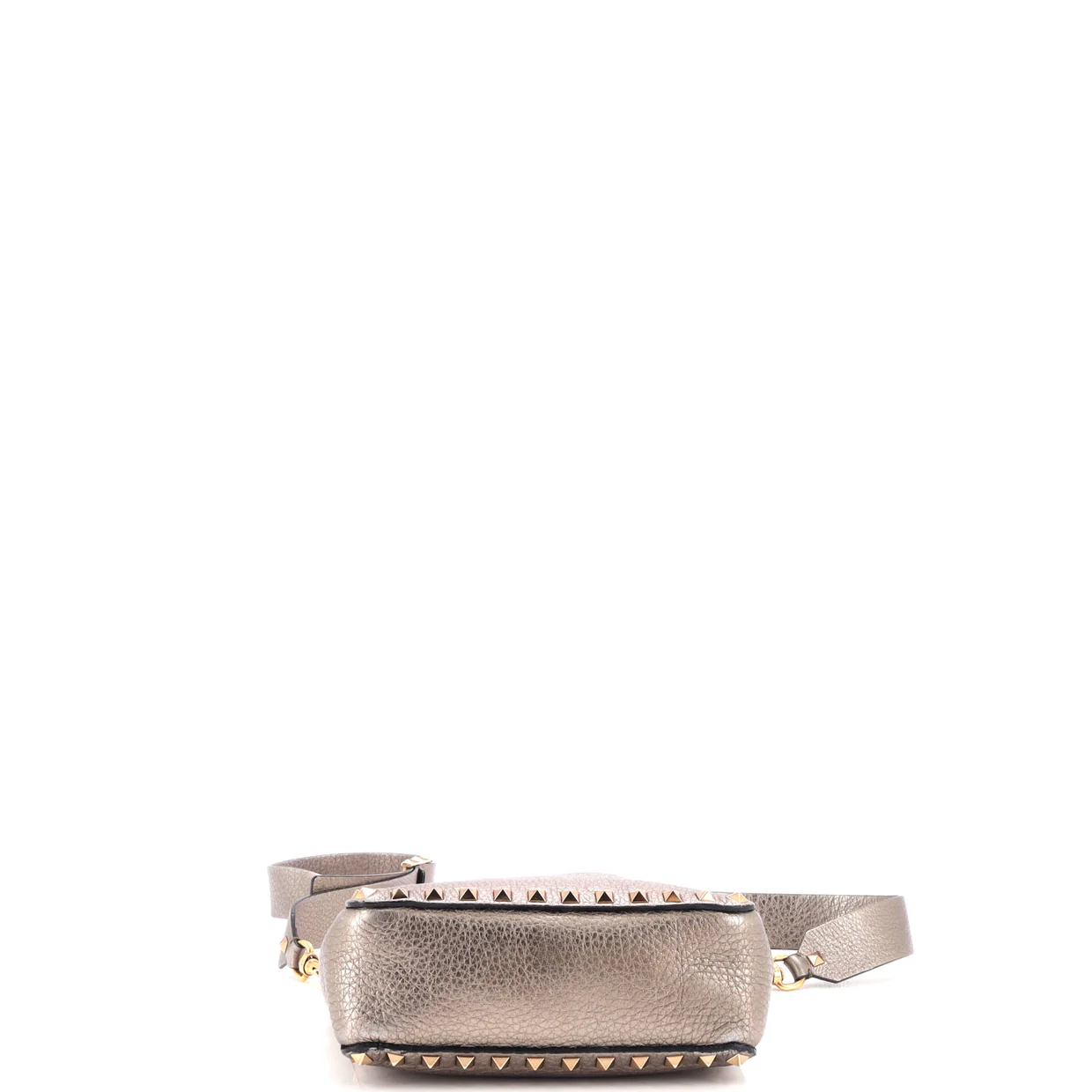 Rockstud Flip Lock Messenger Bag Leather Mini - Deep Luxury