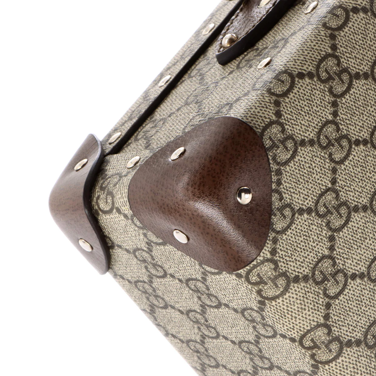 Bamboo Globe-Trotter Vanity Case GG Coated Canvas - Deep Luxury