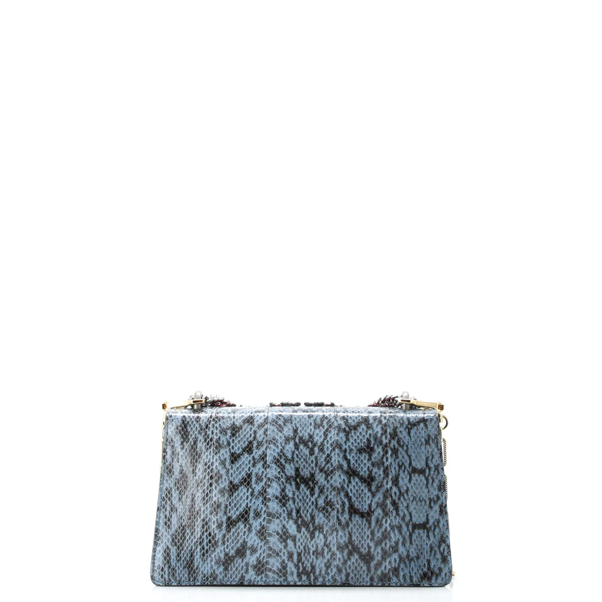 Dionysus Bag Embellished Python Small - Deep Luxury