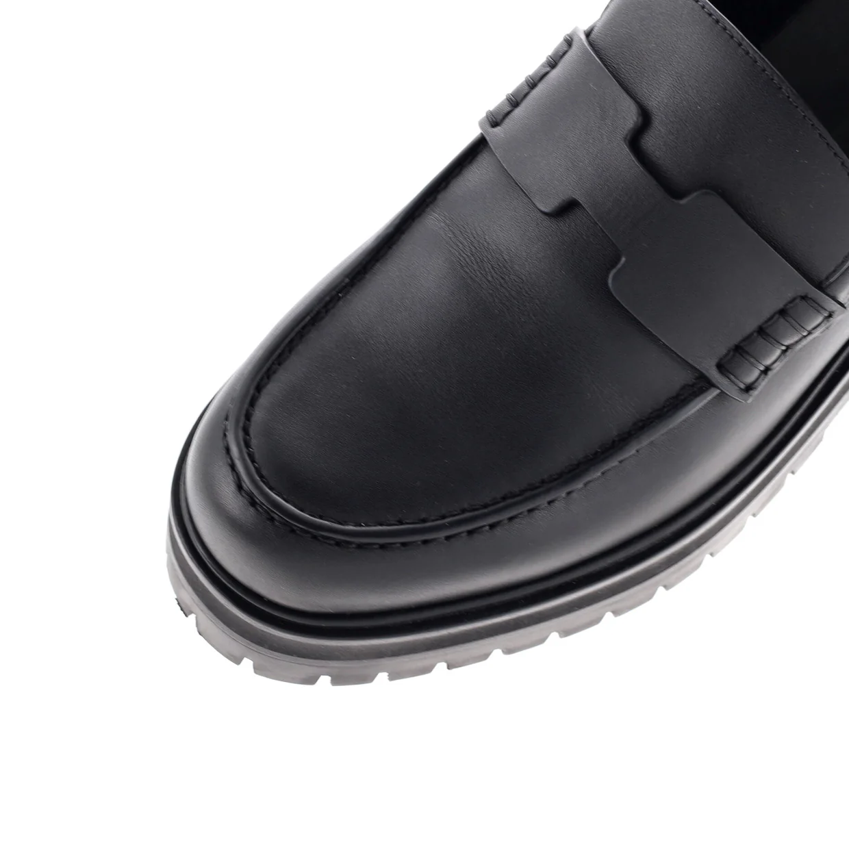 Women's Hitch Platform Loafers Leather - Deep Luxury