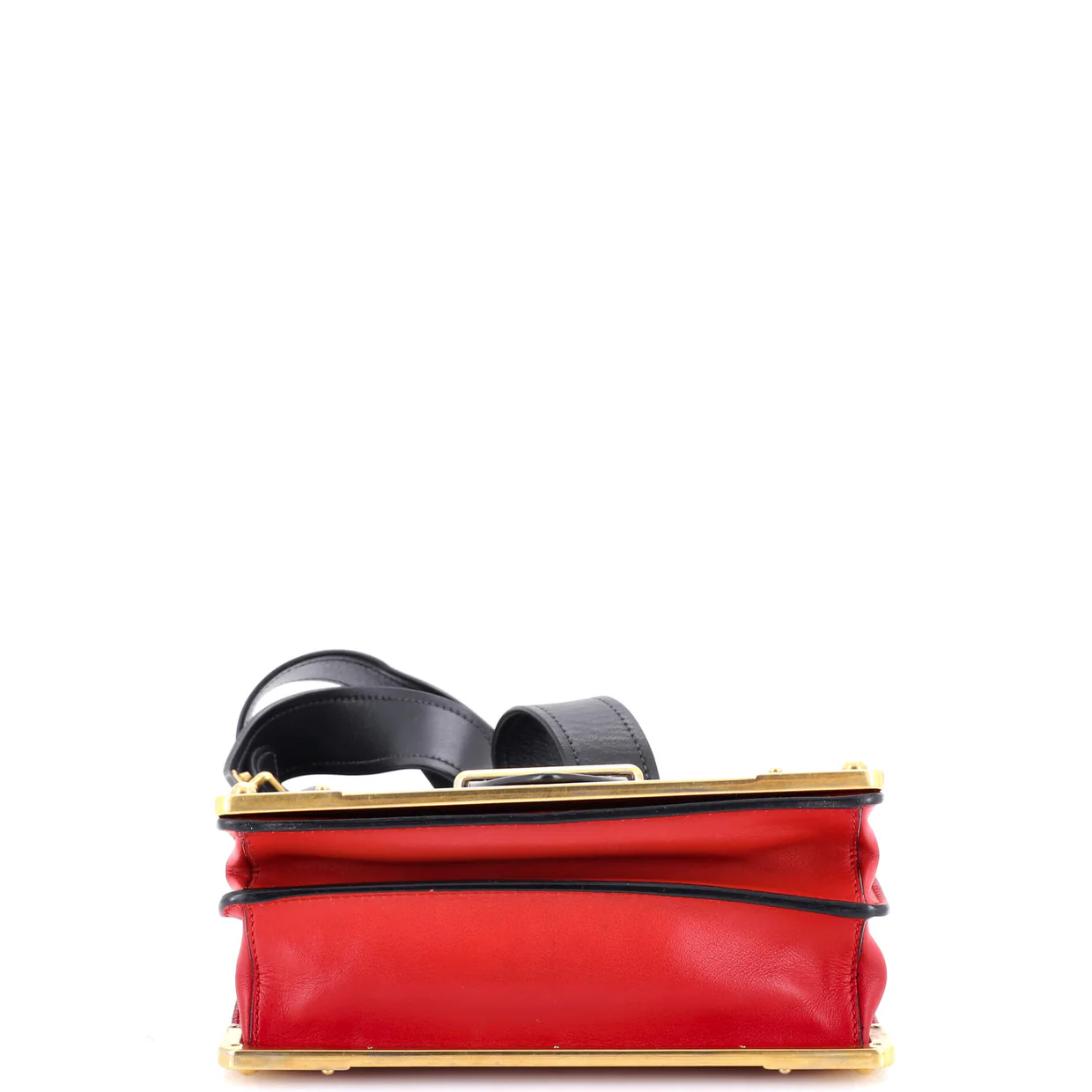 Cahier Crossbody Bag Crystal Embellished Leather Small - Deep Luxury