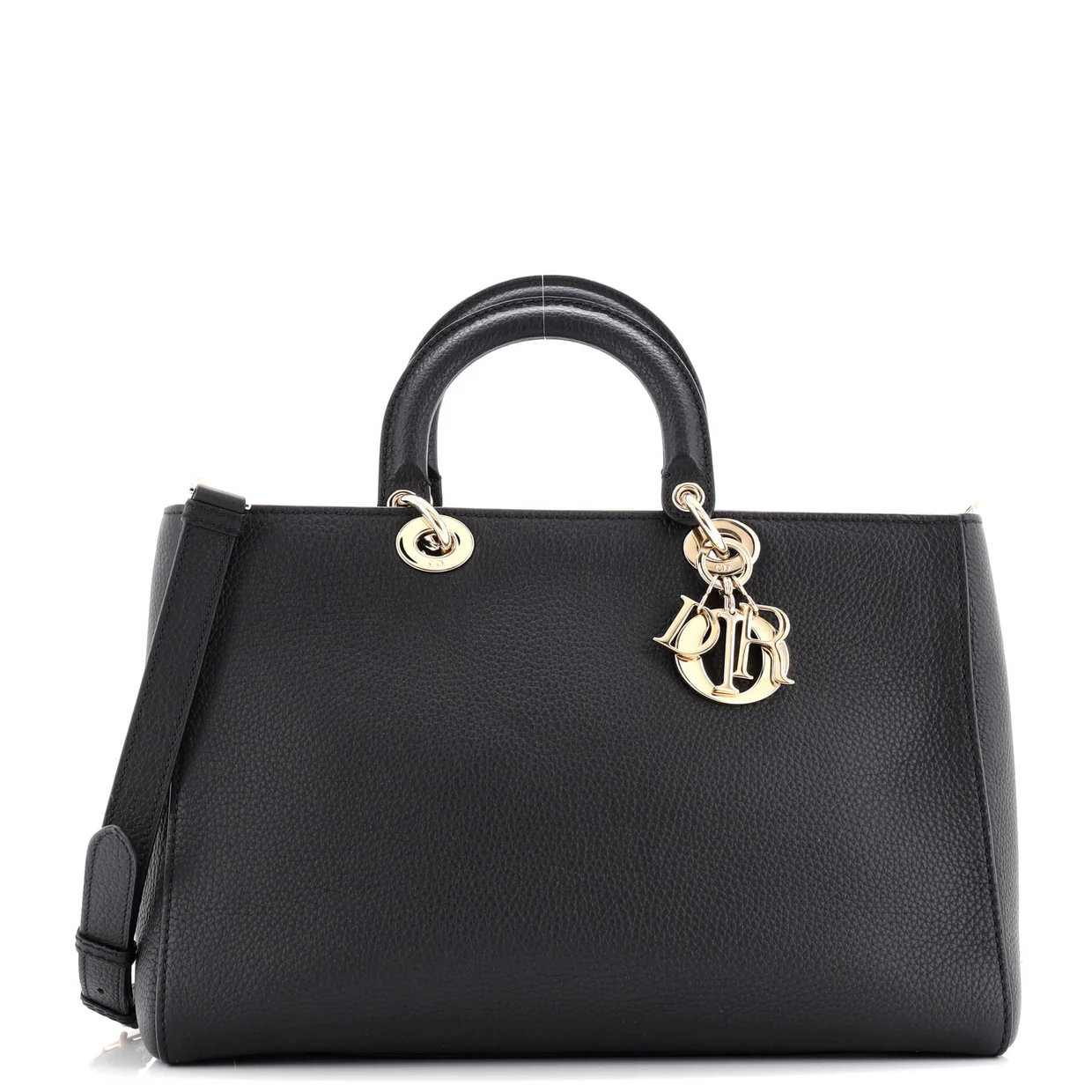 Lady D-Sire Bag Leather Large - Deep Luxury