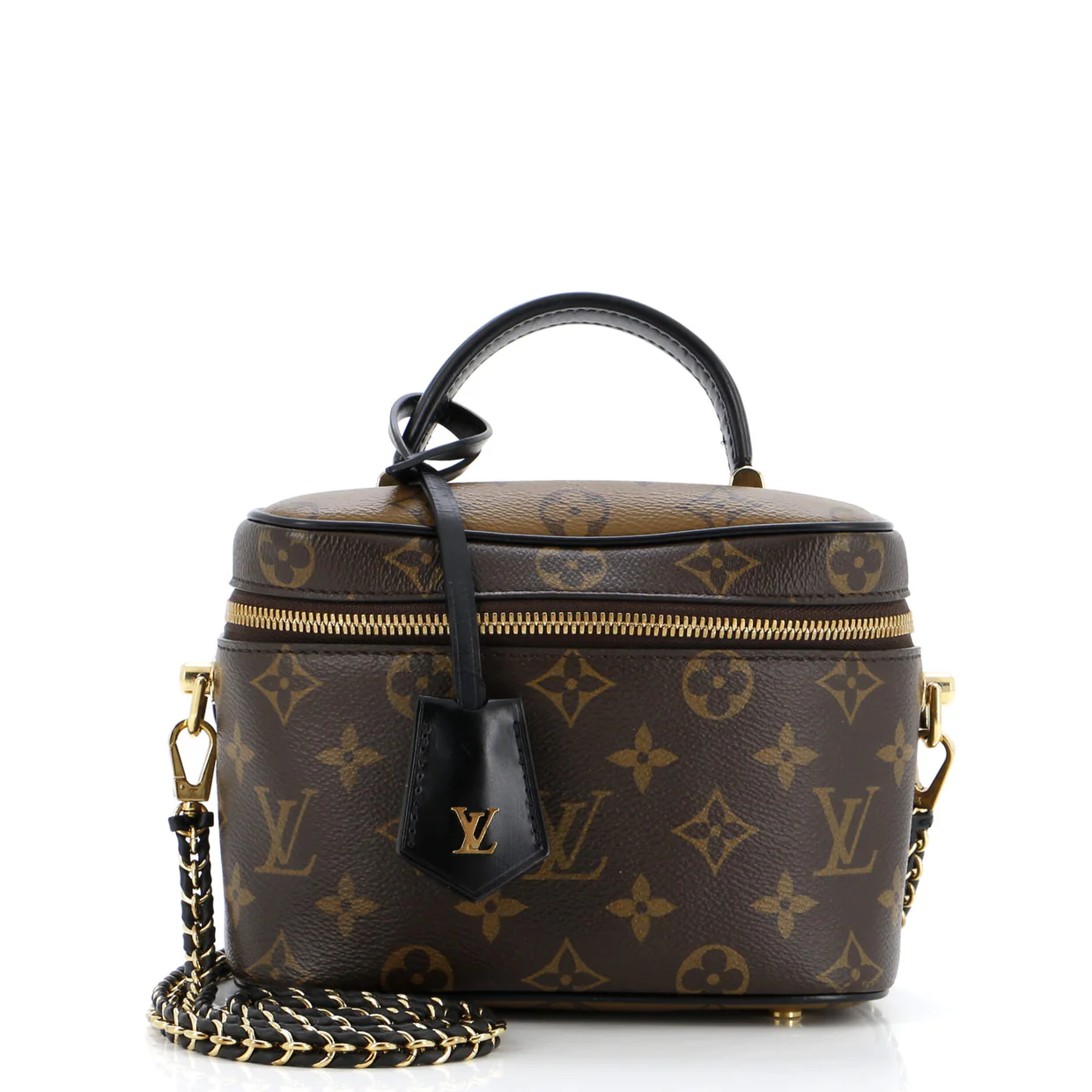 Vanity Handbag Reverse Monogram Canvas PM - Deep Luxury