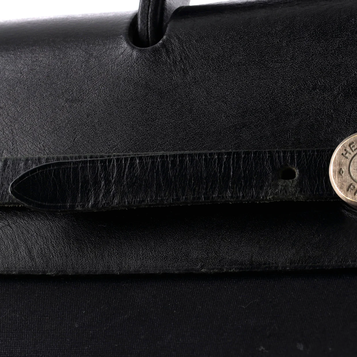 Herbag Zip Leather and Toile 39 - Deep Luxury