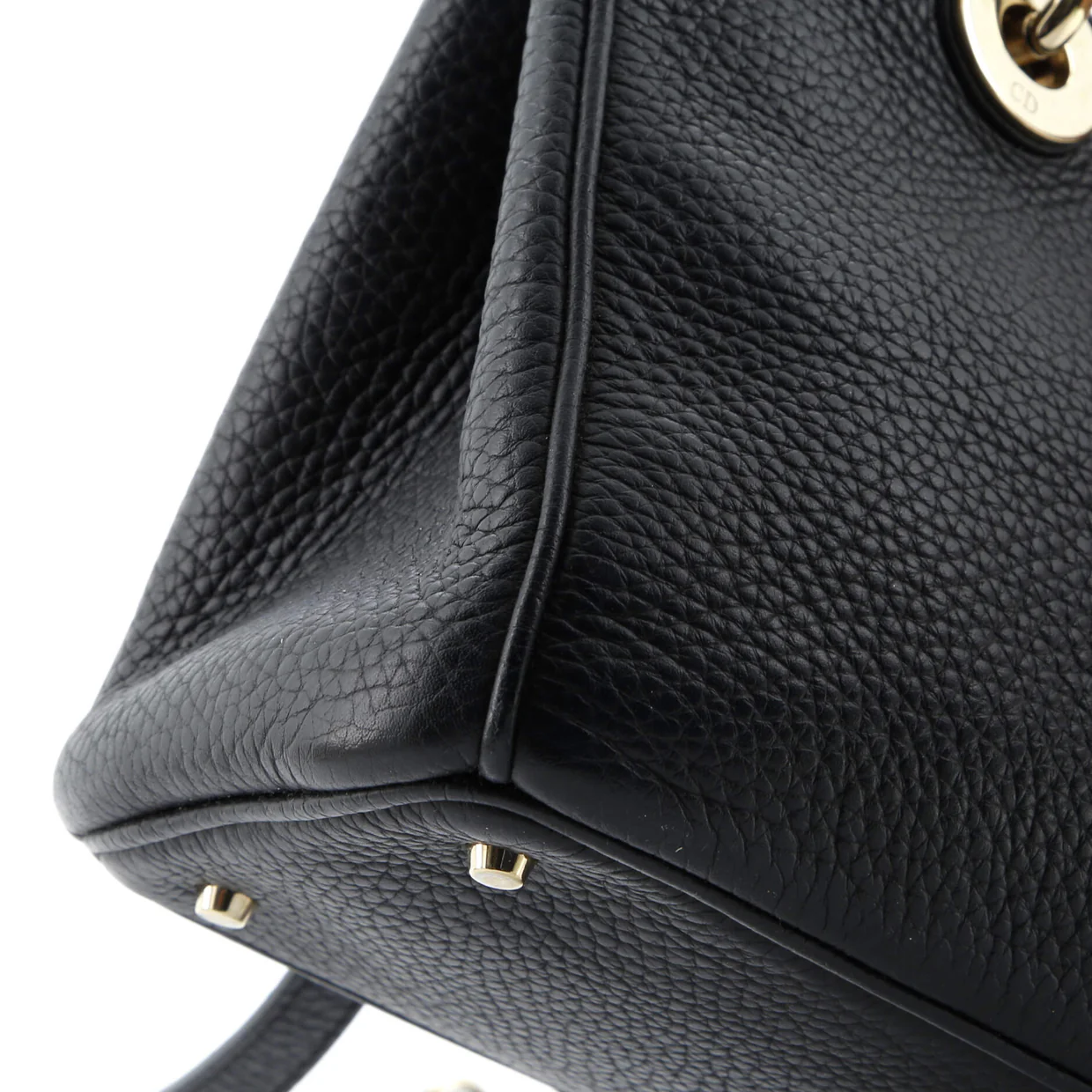 Diorissimo Tote Pebbled Leather Mini - Deep Luxury