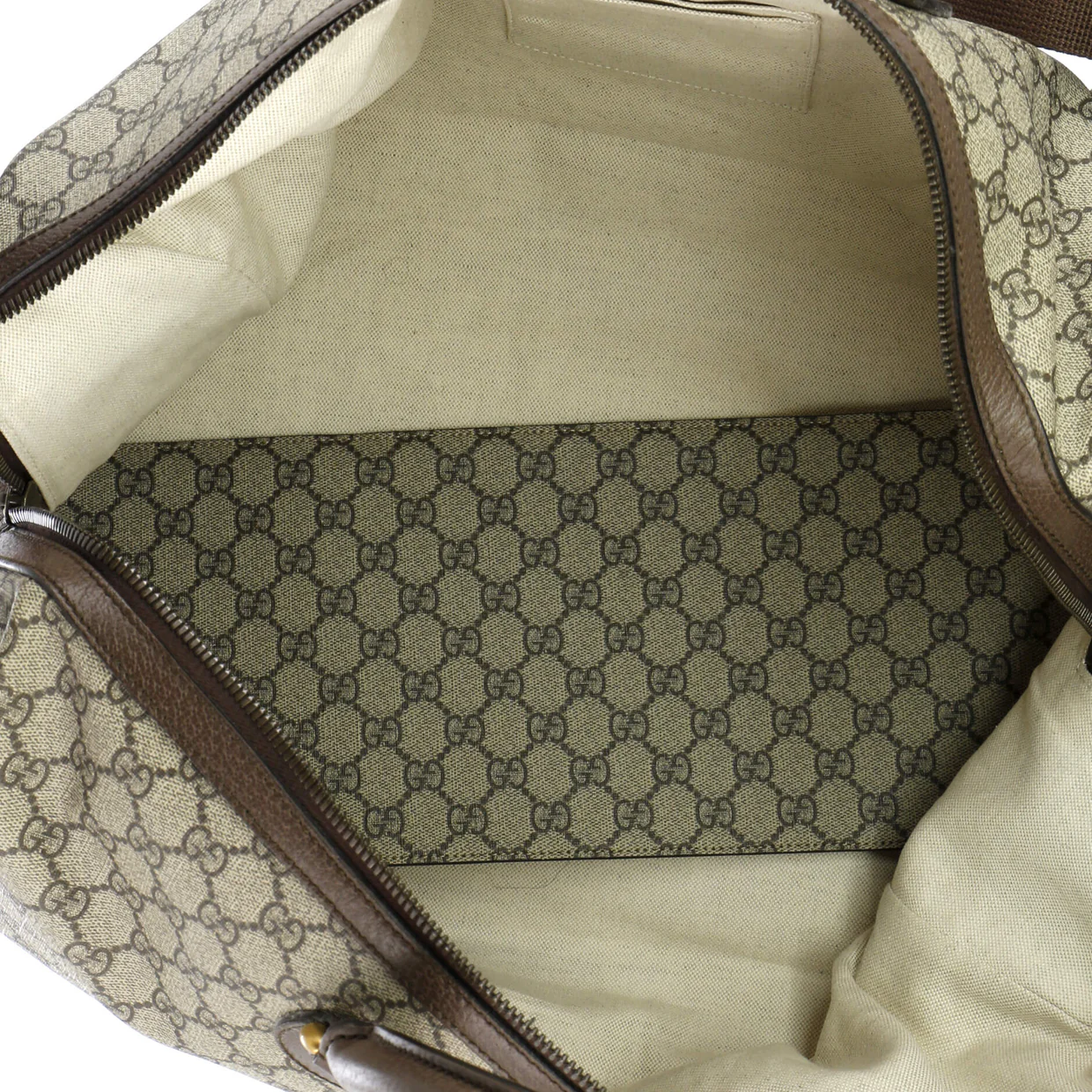 Ophidia Carry On Duffle Bag GG Coated Canvas Medium - Deep Luxury