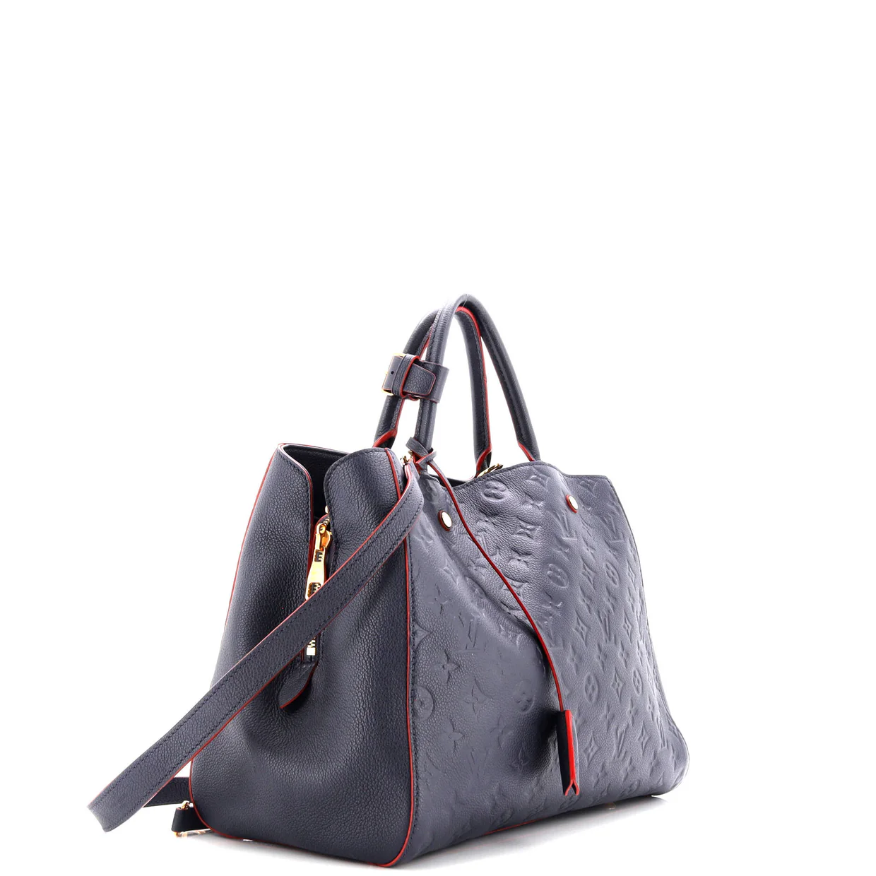 Montaigne Handbag Monogram Empreinte Leather GM - Deep Luxury