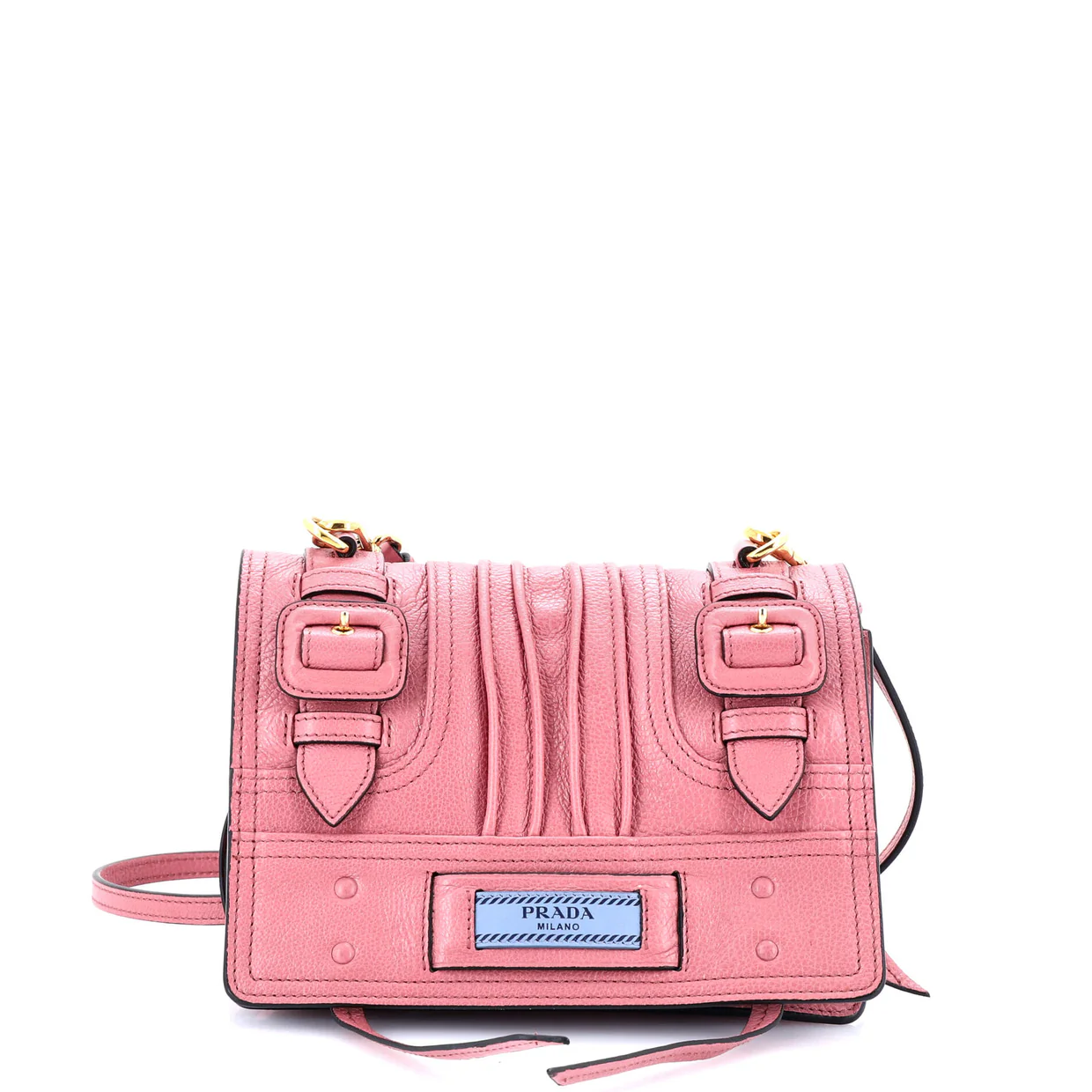 Etiquette Shoulder Bag Glace Calf Small - Deep Luxury