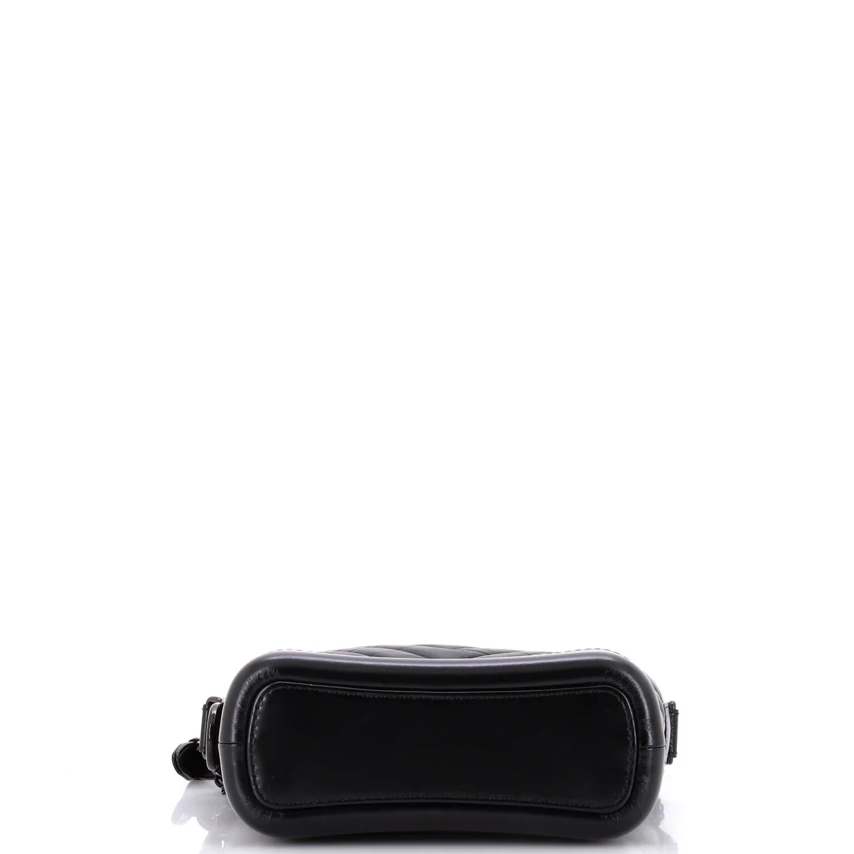 So Black Gabrielle Hobo Chevron Aged Calfskin Small - Deep Luxury