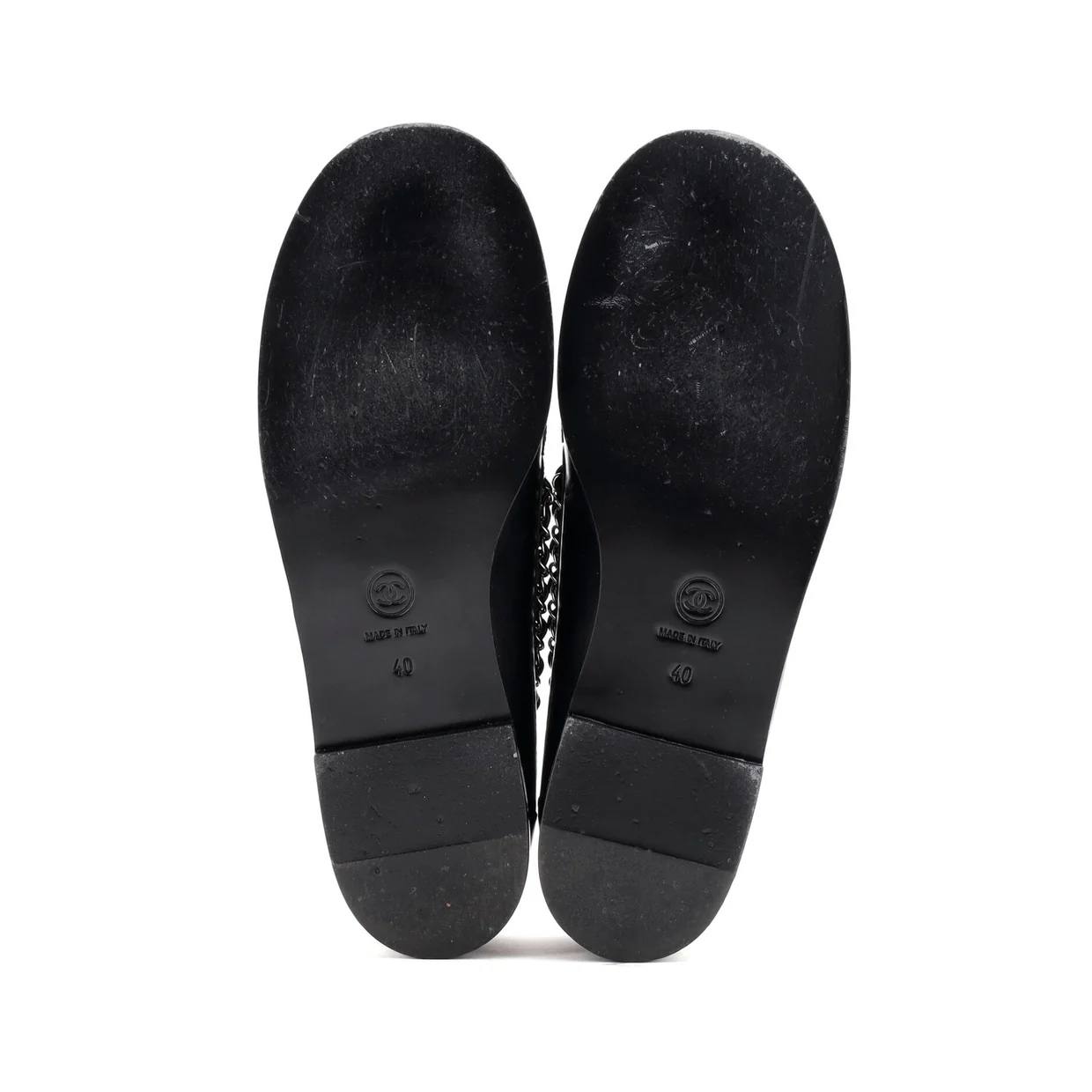 Women's Chain Around Loafers Leather - Deep Luxury