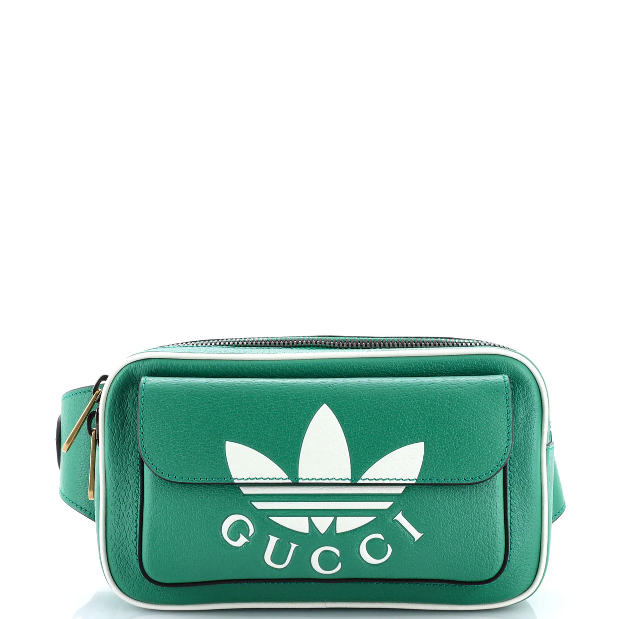 x adidas Zip Belt Bag Leather - Deep Luxury