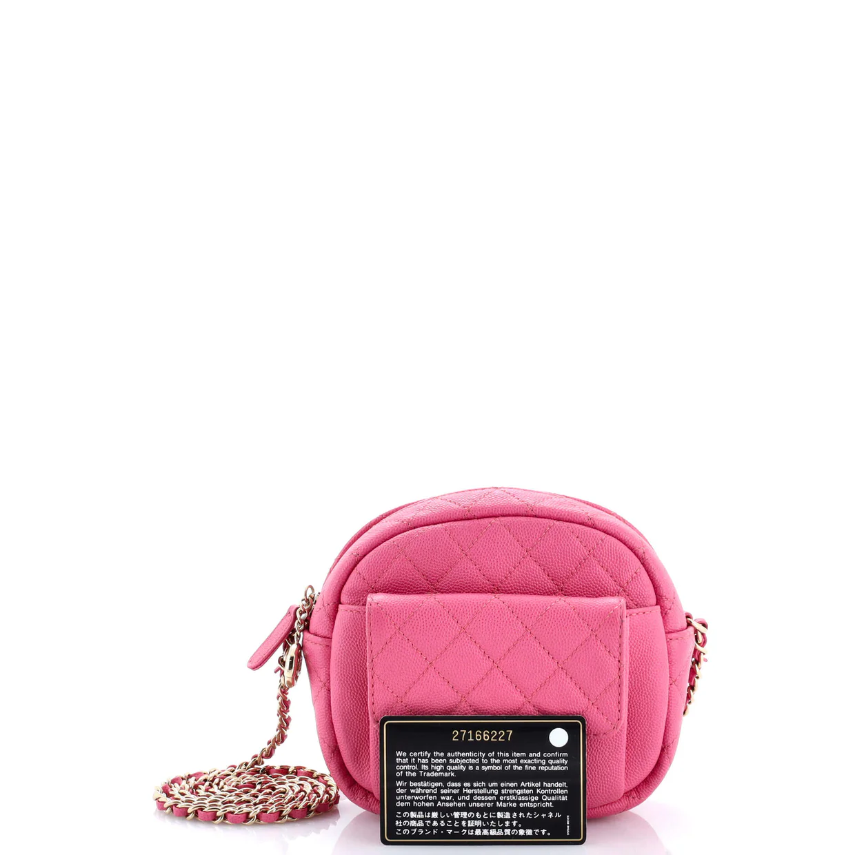 CC Day Camera Case Quilted Caviar Small - Deep Luxury