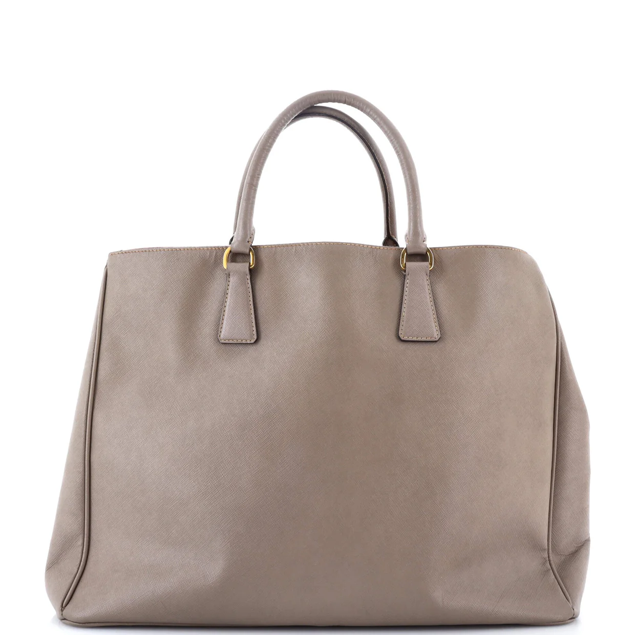 Double Zip Lux Tote Saffiano Leather XL - Deep Luxury