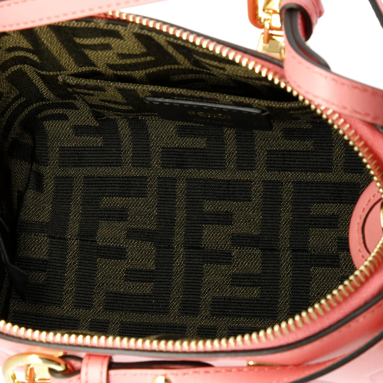 Logo By The Way Top Handle Bag Embossed Leather Mini - Deep Luxury