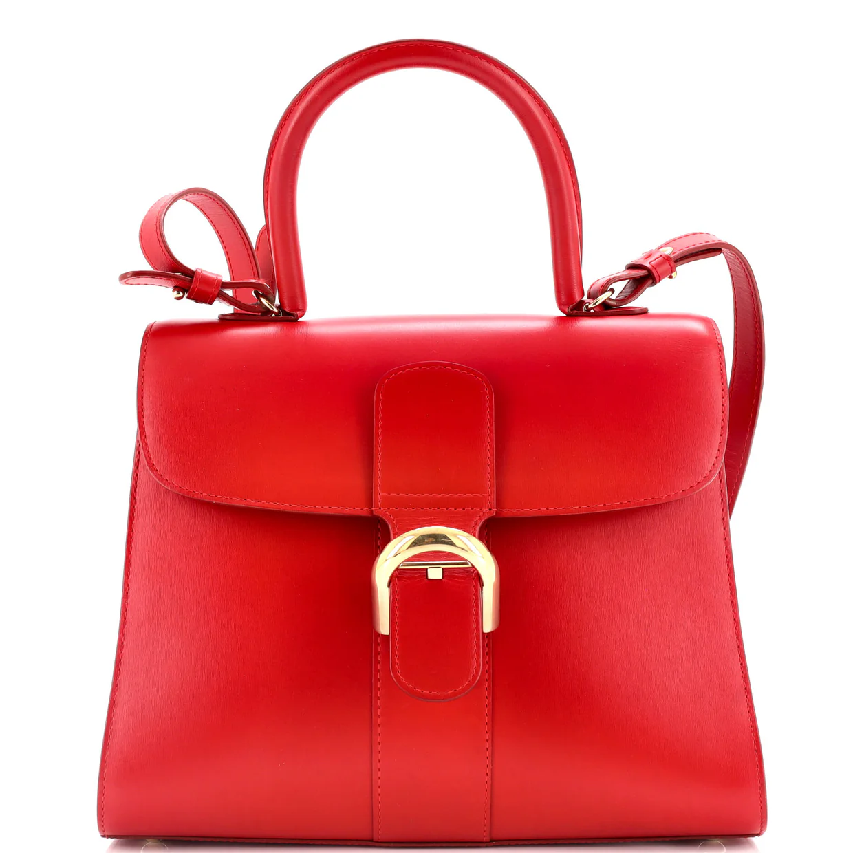 Brillant Top Handle Bag Leather MM - Deep Luxury