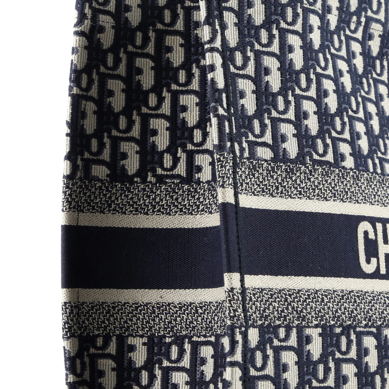 Book Tote Oblique Canvas Large - Deep Luxury