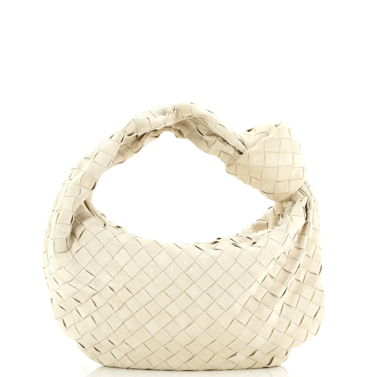 BV Jodie Hobo Intrecciato Suede Teen - Deep Luxury