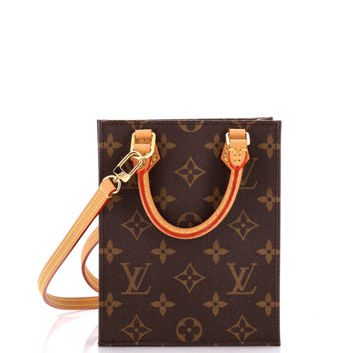 Petit Sac Plat Bag Monogram Canvas - Deep Luxury