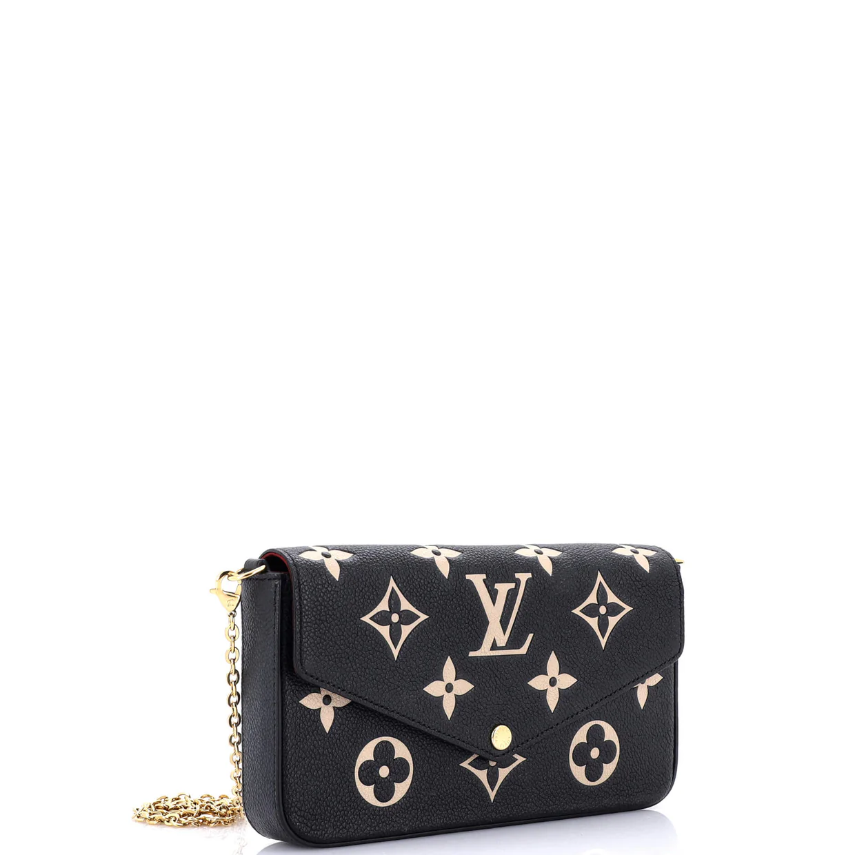 Felicie Pochette Bicolor Monogram Empreinte Giant - Deep Luxury