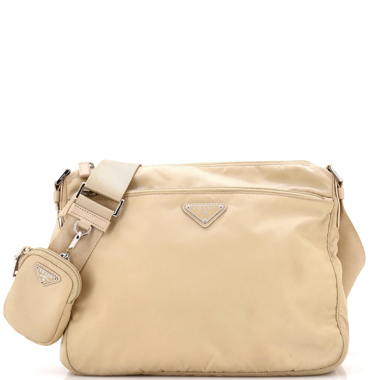 Re-Edition Front Pocket Messenger Bag Tessuto Large - Deep Luxury