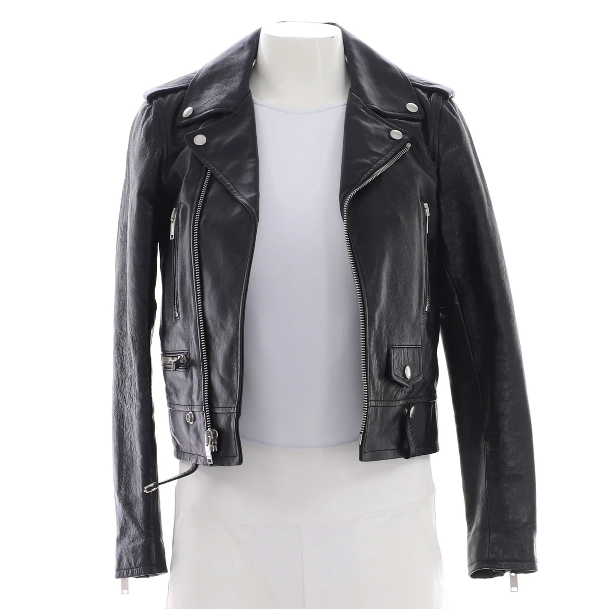 Women's Biker Jacket Leather - Deep Luxury
