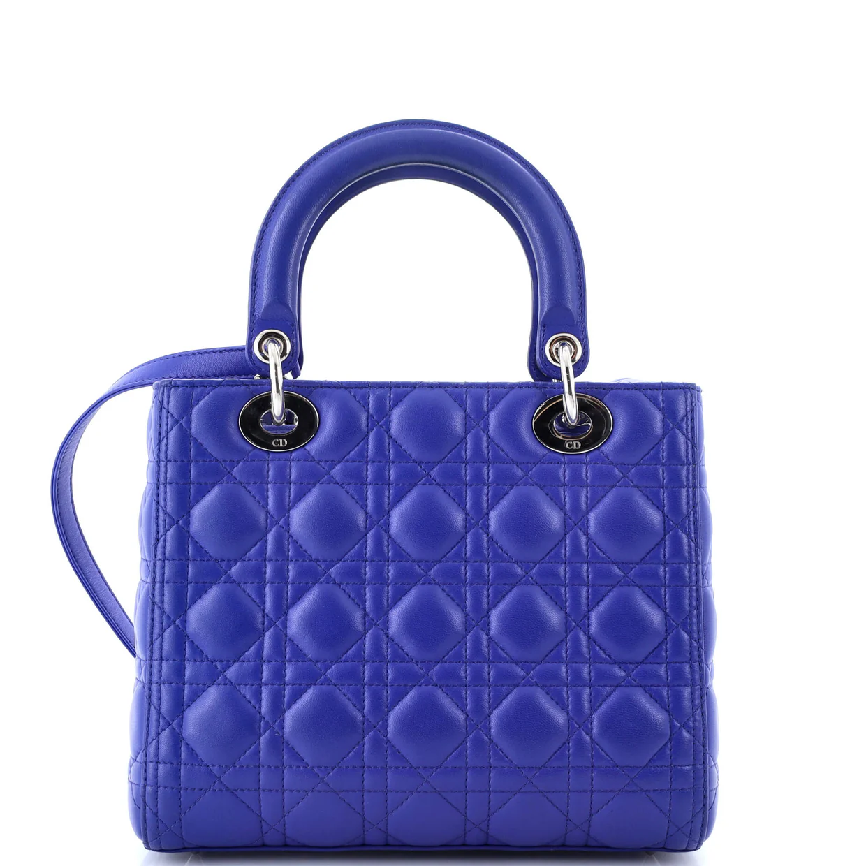 Lady Dior Bag Cannage Quilt Lambskin Medium - Deep Luxury