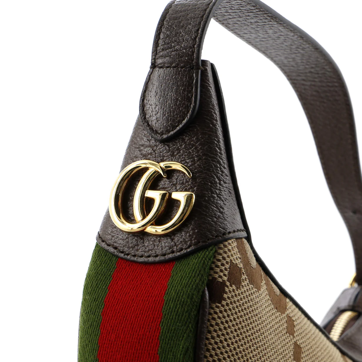 Ophidia Half Moon Bag Jumbo GG Canvas Mini - Deep Luxury