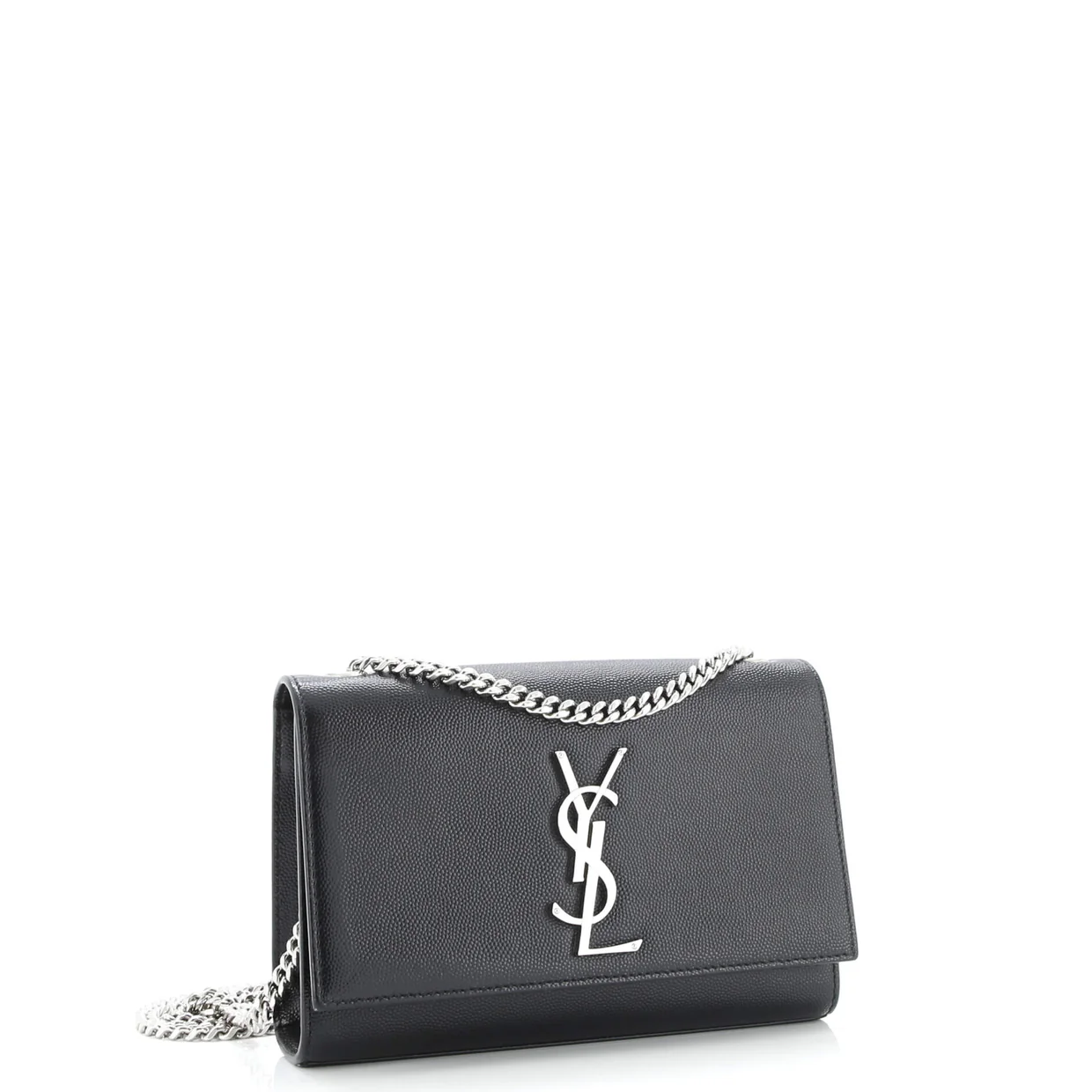 Classic Monogram Crossbody Bag Grainy Leather Small - Deep Luxury