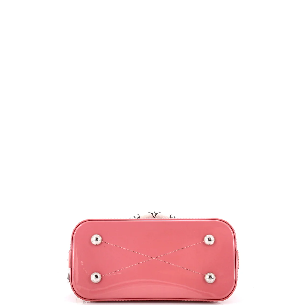 Alma Handbag Vernis with Monogram Canvas BB - Deep Luxury