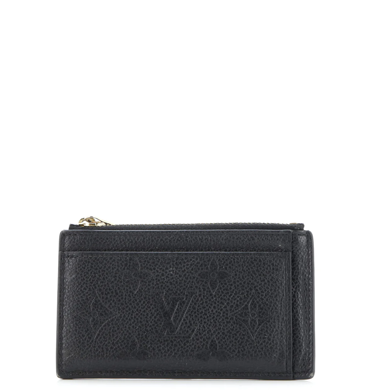 Zipped Card Holder NM Monogram Empreinte Leather - Deep Luxury